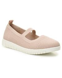 Taryn Rose - Flexible Mary Jane Slip On Flat - Lyst