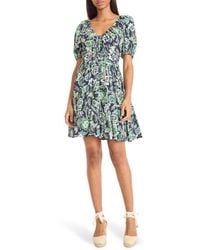 The Good Journey - Puff Sleeve Mini Dress - Lyst