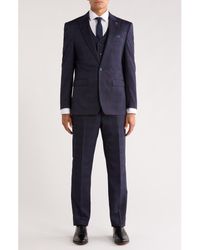 ZEGARIE - Glen Plaid Mélange 3-Piece Suit - Lyst