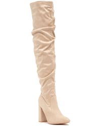 lost ink over the knee boots