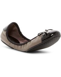 mk city logo ballet flat