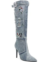 LONDON RAG - Cornik Pointed Toe Knee High Boot - Lyst