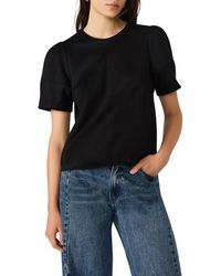 Steve Madden - Faux Suede T-Shirt - Lyst