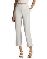 Commando - Tapered Faux Leather Crop Pants - Lyst