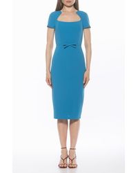 Alexia Admor - Alma Sheath Midi Dress - Lyst