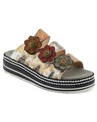 Spring Step - Naomi Platform Slide Sandal - Lyst