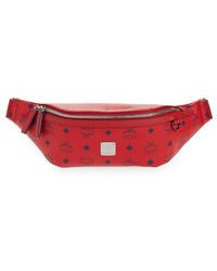MCM - Medium Fursten Visetos Coated Canvas Belt Bag - Lyst