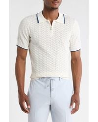 T.R. Premium - Slim Fit Polo Sweater - Lyst