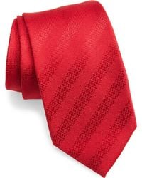 Tommy Hilfiger - Herringbone Solid Stripe Tie - Lyst
