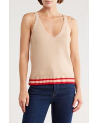 525 - Varsity Cotton Sweater Tank - Lyst