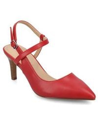 Journee Collection - Scipio Pointed Toe Pump - Lyst