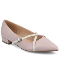 Journee Collection - Camby Pointed Toe Flat - Lyst
