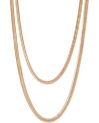 Nordstrom - 2-pack Herringbone Chain Necklaces - Lyst