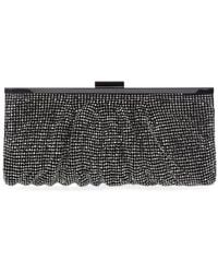 Jessica Mcclintock - Simona Rhinestone Mesh Clutch - Lyst