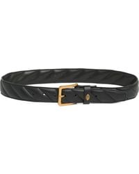 Kurt Geiger - Quilted Belt - Lyst