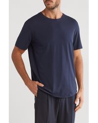 Kenneth Cole - Crewneck Stretch Cotton T-shirt - Lyst