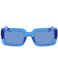 Longchamp - 53Mm Rectangular Sunglasses - Lyst