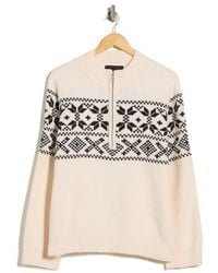 Sanctuary - Fair Isle Half Zip Sweater - Lyst