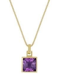 Bony Levy - Color 14K Amethyst Pendant Necklace - Lyst
