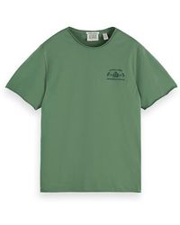 Scotch & Soda - Roll Neck Cotton T-Shirt - Lyst