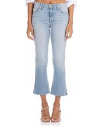 Fidelity - Juniper High Waist Crop Flare Jeans - Lyst