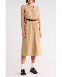 Bernardo - Knit Gabardine Dress - Lyst