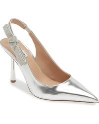 Steve Madden - Stefani Metallic Slingback Pump - Lyst