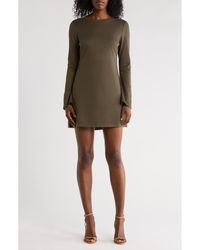 French Connection - Long Sleeve Ponte A-Line Dress - Lyst