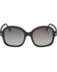 Tom Ford - Hanley 57mm Gradient Butterfly Sunglasses - Lyst