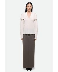 Helmut Lang - Silk Scarf Top - Lyst