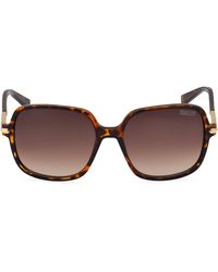 Kenneth Cole - 56mm Round Sunglasses - Lyst