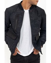 PINOPORTE - Quilted Bomber Jacket - Lyst