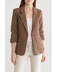 Amanda + Chelsea - One-Button Blazer - Lyst