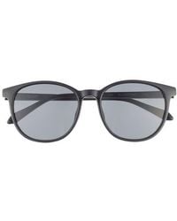 Quay - 51Mm Blueprint Round Sunglasses - Lyst