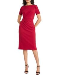 Maggy London - Zigzag Knit Sheath Dress - Lyst