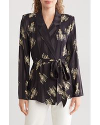 L'Agence - Ciara Chandelier Wrap Top - Lyst