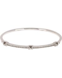 Lyst Judith Jack Sterling Silver Marcasite Bangle Bracelet In Metallic Judith Jack Sterling Silver Grande Lux Swarovski Marcasite Crystal Bangle Bracelet Lyst