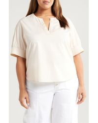 Wit & Wisdom - Cuffed Elbow Sleeve Top - Lyst