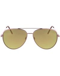 Roxy - 58Mm Mod Rounded Aviator Sunglasses - Lyst