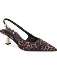 BERNESS - Cassandra Kitten Heel Slingback Pump - Lyst
