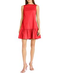 DONNA MORGAN FOR MAGGY - Solid Sleeveless Dress - Lyst