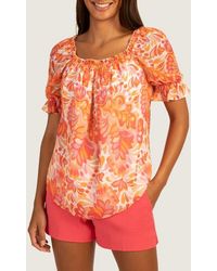 Trina Turk - Sophia 2 Ruffled Top - Lyst