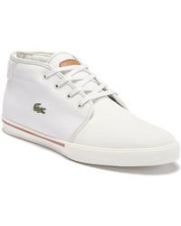 lacoste high top sneakers
