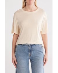 Alice + Olivia Stace Face Cotton T-shirt in White | Lyst Alice + Olivia Stace Face Cotton T-shirt in White | Lyst