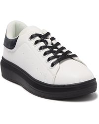 Seven7 Miki Sneaker In White /black At Nordstrom Rack
