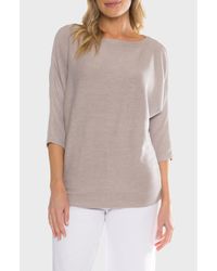 Matty M - Daphne Three Quarter Sleeve Top - Lyst