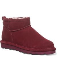 BEARPAW - Shorty Genuine Shearling Lined Bootie - Lyst