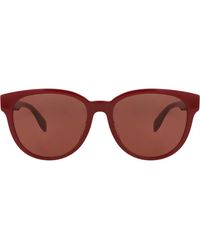 McQueen - Core Round Sunglasses - Lyst