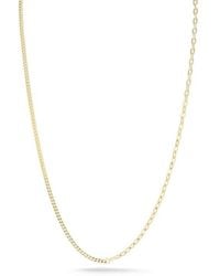 Glaze Jewelry - Sterling Mixed Chain Necklace - Lyst