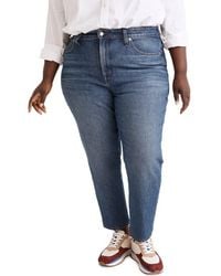 Madewell - The Perfect High Waist Tapered Jeans - Lyst